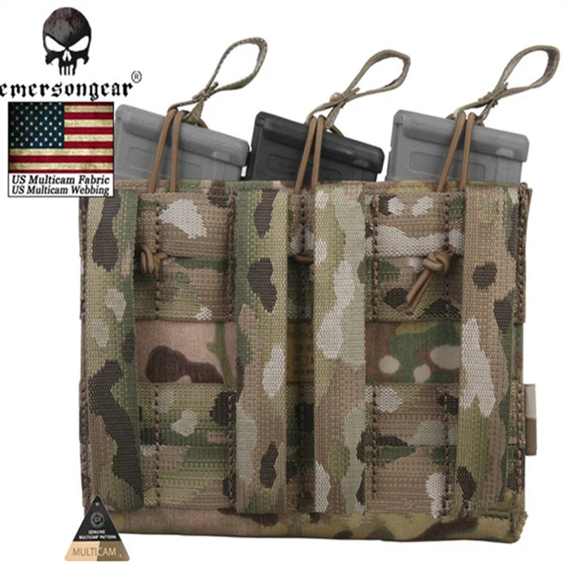 Portacargadores Molle 5.56 Tipo Tiger largo para chaleco táctico - imagen 5