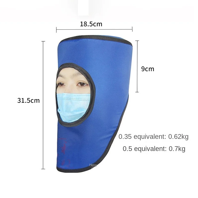 Gorra de plomo protectora contra radiación de rayos Gamma, protección radiológica de alta calidad, 0,5 mmpb, venta directa - imagen 3