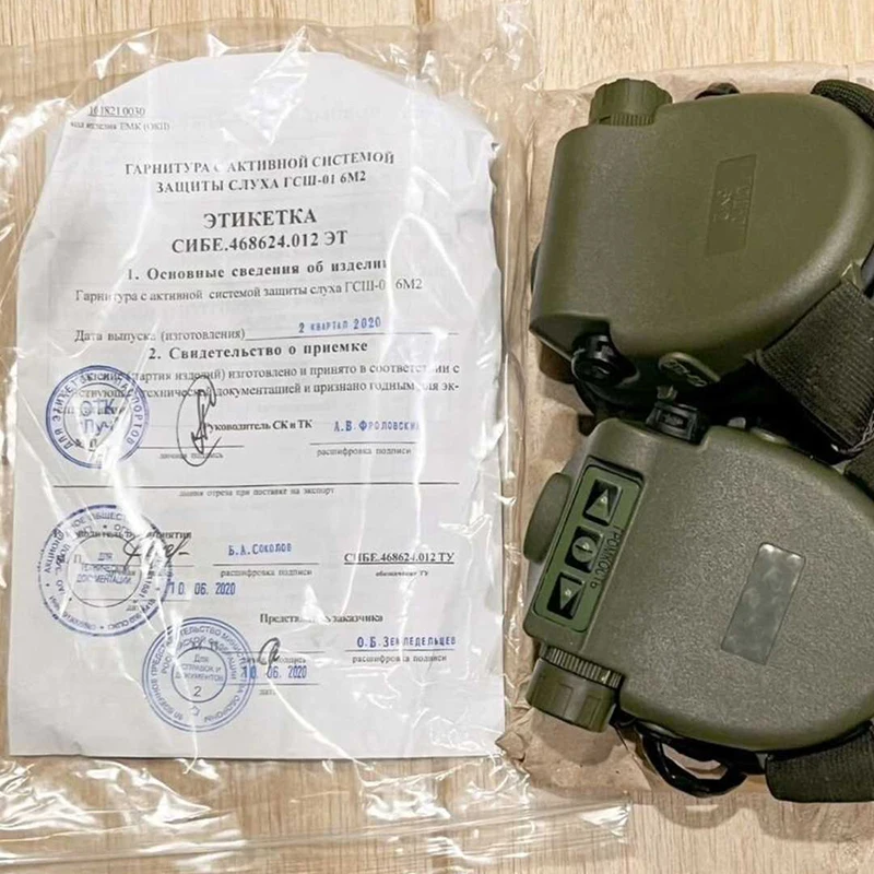 Rusia 6M2 Auriculares tácticos para actividades al aire libre o uso diario - imagen 2