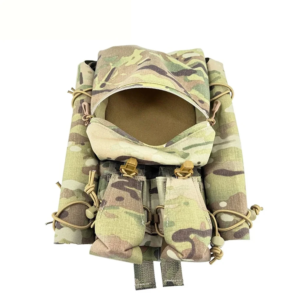 Chaleco de batalla antiniebla multifuncional, Panel trasero, bolsa con cremallera, equipo Breacher de Panel trasero - imagen 4