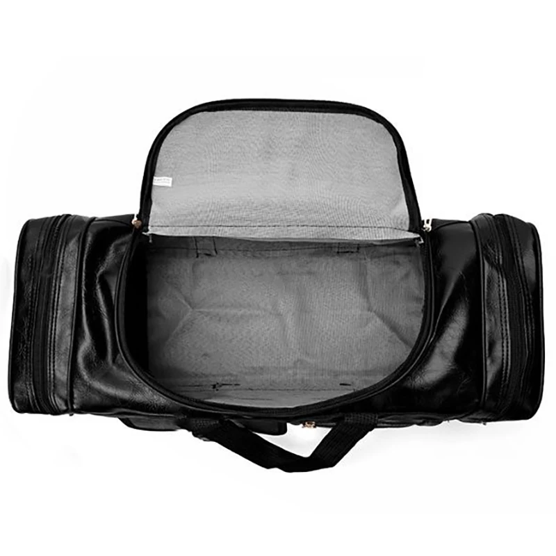 Bolsa de lona para gimnasio y Fitness, bolsas deportivas para Yoga, viaje de PU, portátil, para senderismo al aire libre, paquete de equipaje de gran capacidad, mochila tipo mensajero con cremallera - imagen 5