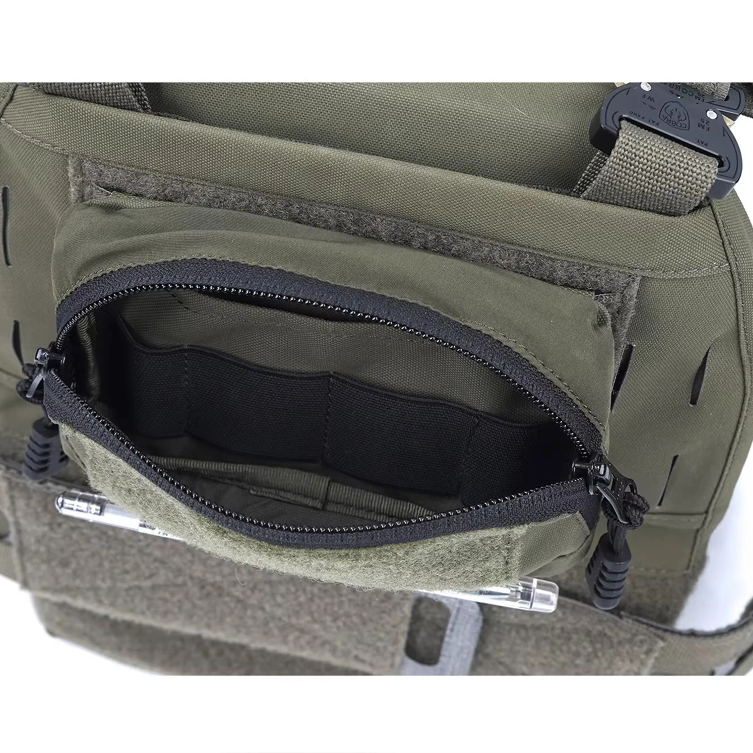 Bolsa táctica de caza Molle para mapas, equipo de acampada, estilo Ferro, bolsa Edc Airsoft, Panel de administrador, accesorios para acampar - imagen 5