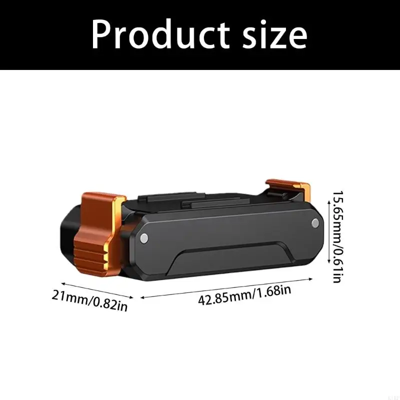 Adaptador magnético liberación rápida, Base montaje para acción 4/3, funda protectora, tornillo 1/4 pulgadas, K1KF - imagen 4