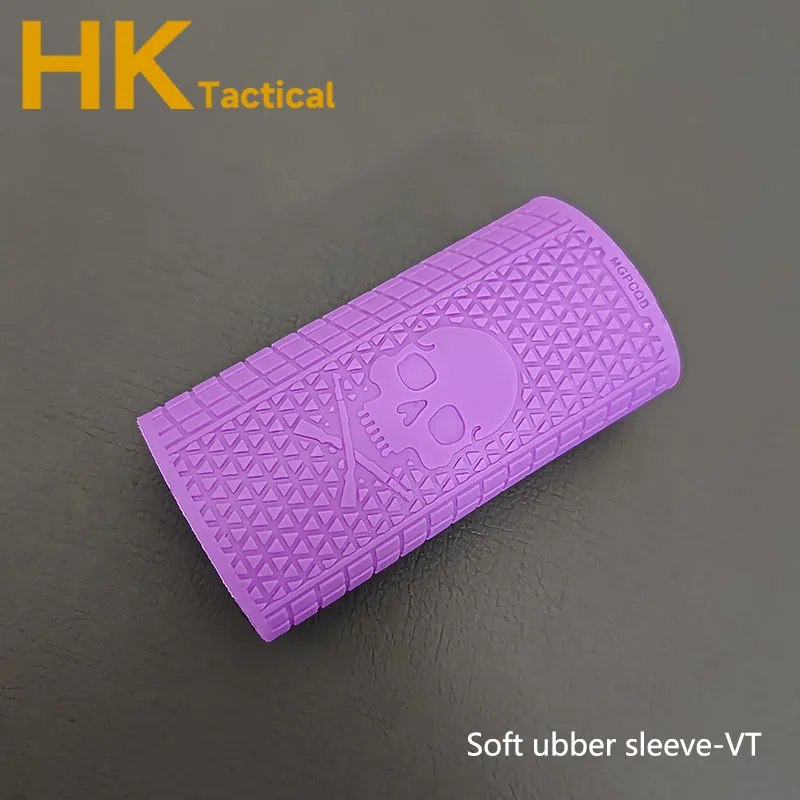 Funda de goma táctica para pistola de caza, accesorio antideslizante con mango Universal, compatible con Airsoft Glock, G17, 18, 19 AK - imagen 5