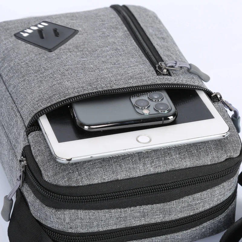 Lawaia-Bolsos de mensajero para hombre, bandoleras cruzadas, mochila pequeña para el trabajo, negocios, impermeable, Oxford, monedero - imagen 5