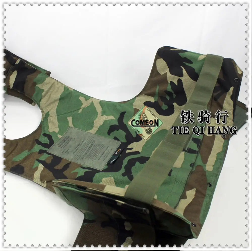 RG Ranger 1993 RBA Chaleco táctico ajustable ligero de camuflaje Woodland de cuatro colores para exteriores - imagen 4