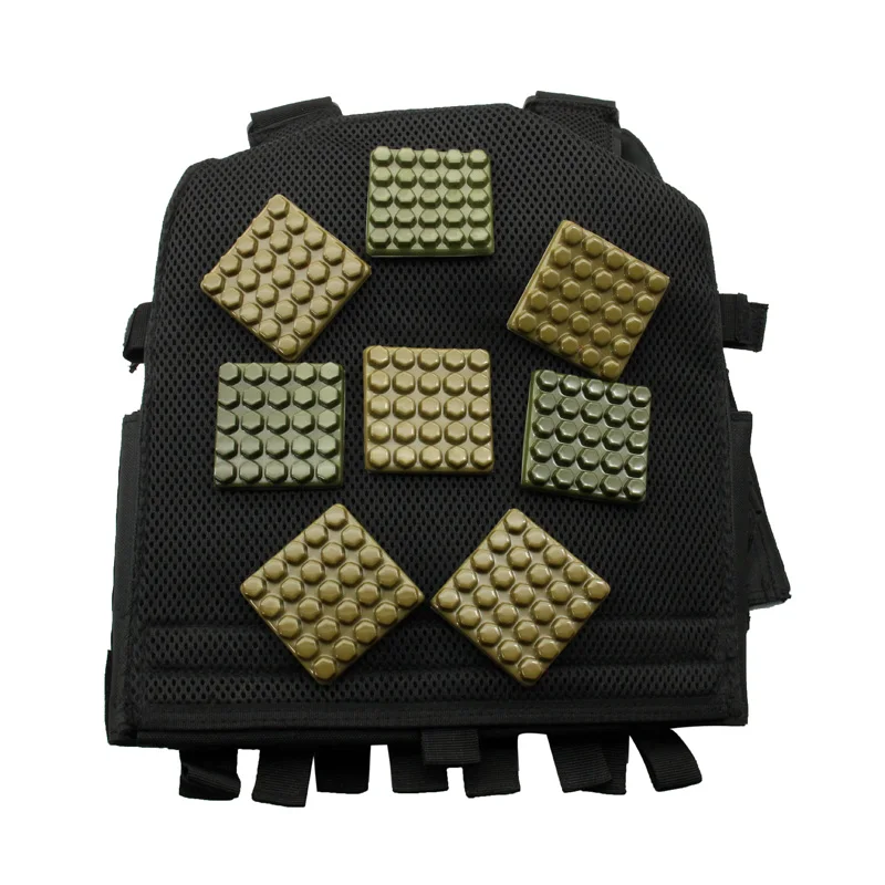 Cojín protector multiusos de Material absorbente de energía, utilizado para diseño transpirable de chaleco táctico, casco con sello de cintura - imagen 5