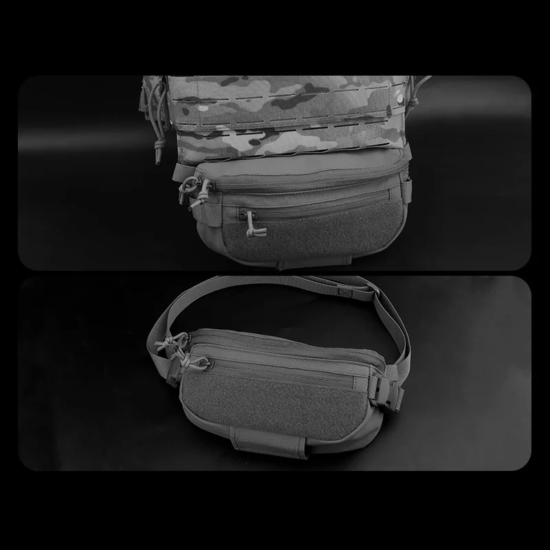 Bolsa de caída multifuncional de doble propósito |   Bolsa de utilidad compatible con MOLLE de almacenamiento expandible |   Para accesorios de caza - imagen 3