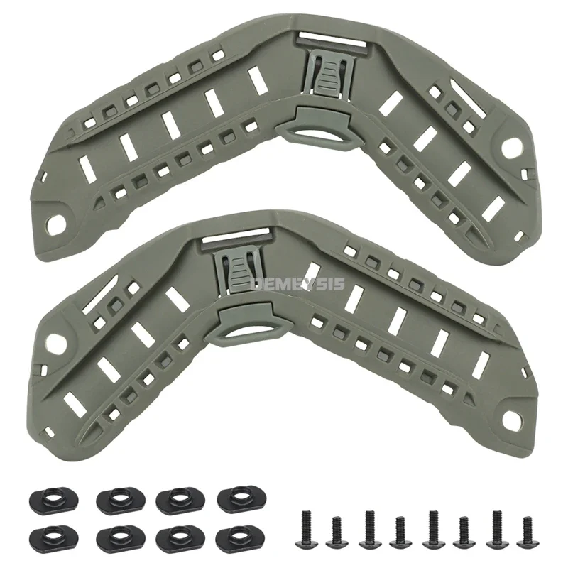 Casco de arco deportivo de tiro, Riel lateral táctico de Paintball CS, accesorio de montaje rápido, riel de guía para casco de corte alto SF - imagen 3