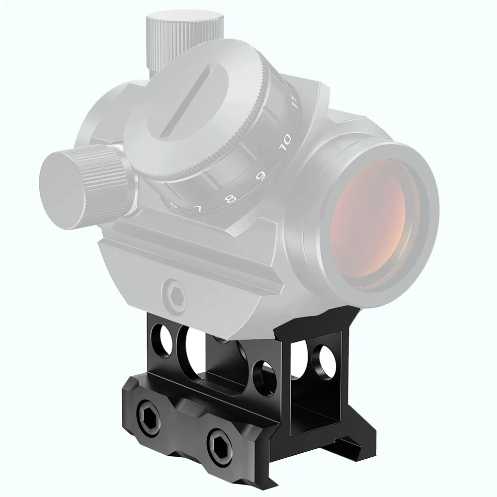 Soporte elevador de engranaje ELEMENT, montaje elevador corto Picatinny de 1 "de altura, soporte de Base elevador de alcance de aleación de aluminio, riel Picatinny de 20mm - imagen 3