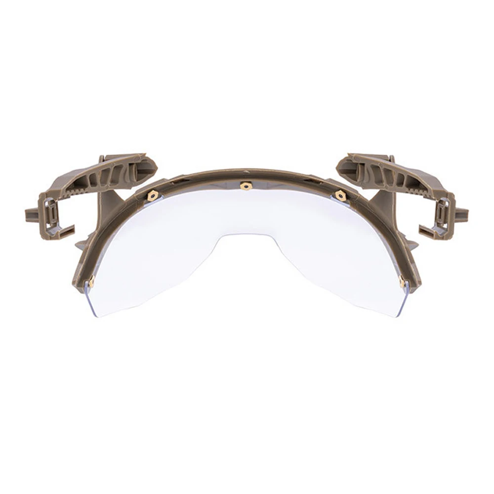 Casco táctico Wendy 3,0, gafas plegables para caza al aire libre, tiro, casco Airsoft, gafas de protección con montaje en riel, equipo de ciclismo - imagen 4