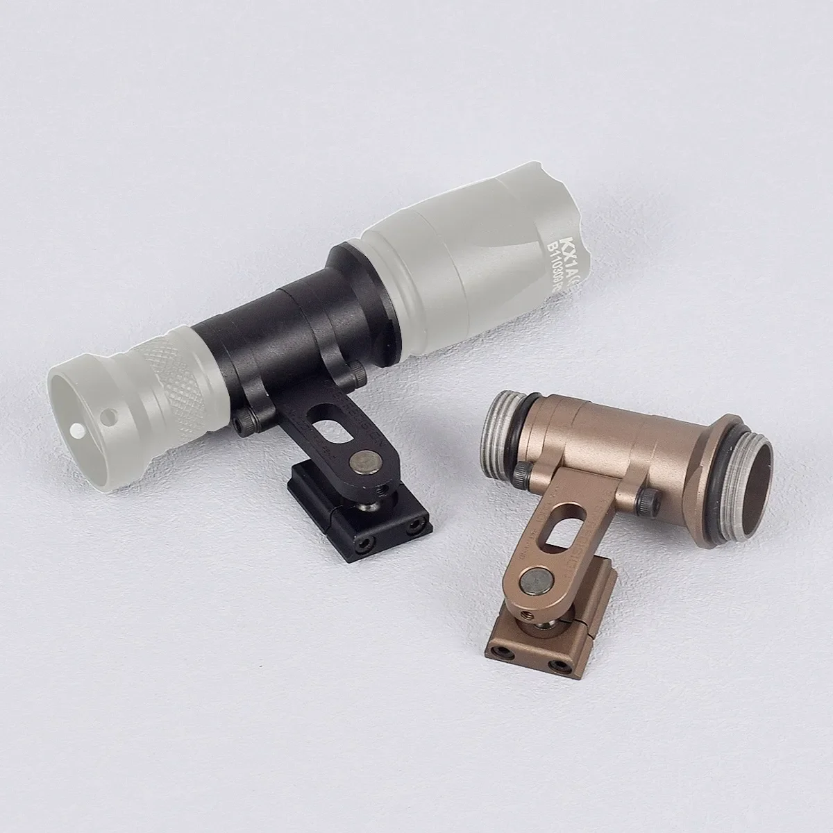 Soporte táctico para casco de arco MICH2000, riel guía lateral para casco apto para linterna SureFire M300 M300B M300C M300V Light Series - imagen 5