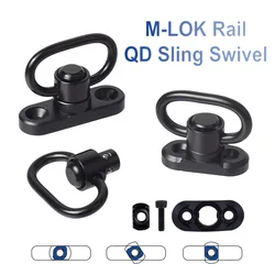 Adaptador M-LOK Picatinny QD giratorio – Riel táctico militar