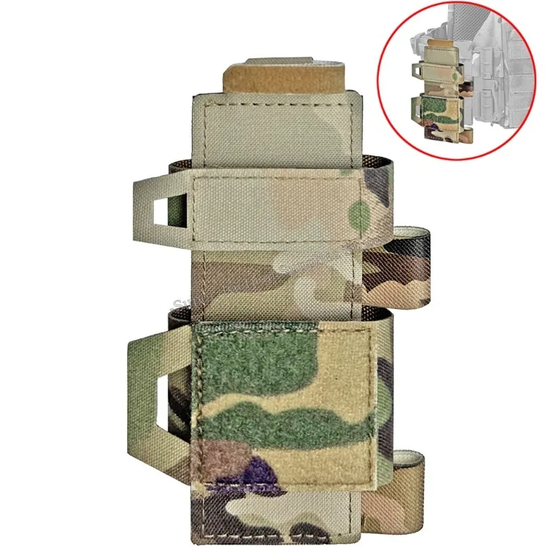 Bolsa de torniquete táctico, bolsa de cizalla para traumatismos, soporte de tijera, equipo Molle Airsoft, chaleco de caza, palo mágico, tapón de sangre