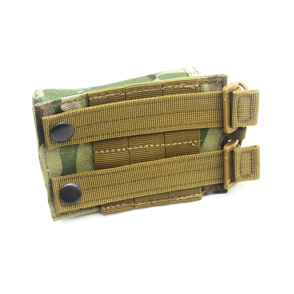 Bolsa táctica con soporte para Radio, funda para Radio Molle para caza, estuche de almacenamiento, bolsa para Walkie Talkie de nailon bidireccional - imagen 4