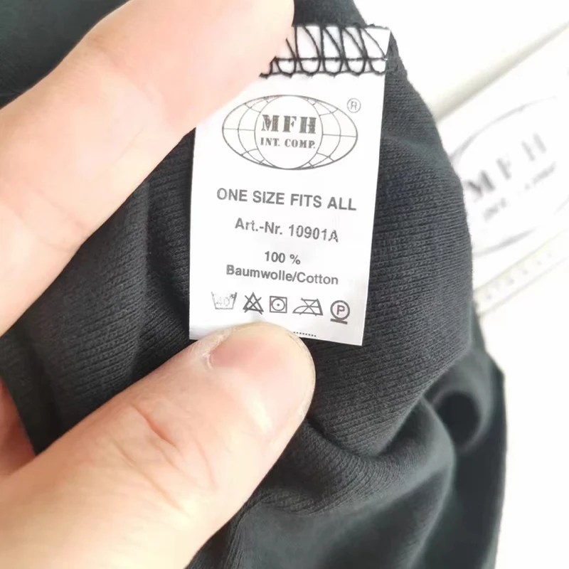 Mfh-pasamontañas de algodón táctico ligero para ciclismo, máscara de protección solar de cara completa, Barak Rafa, sombrero de 3 agujeros - imagen 5