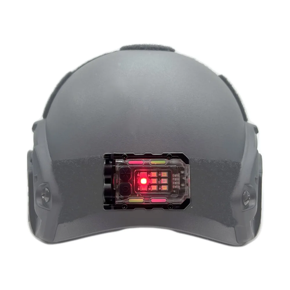 Casco de luz táctica con carga USB, señal de seguridad de supervivencia al aire libre, lámpara de Flash para casco FAST MICH, accesorios para casco Airsoft - imagen 5