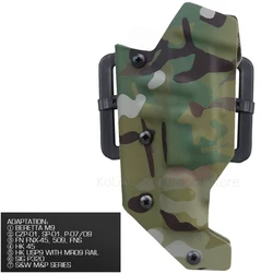 Funda kydex airsoft con linterna X300 liberación rápida