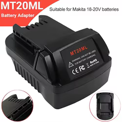 Adaptador batería Makita 18V para Milwaukee M18