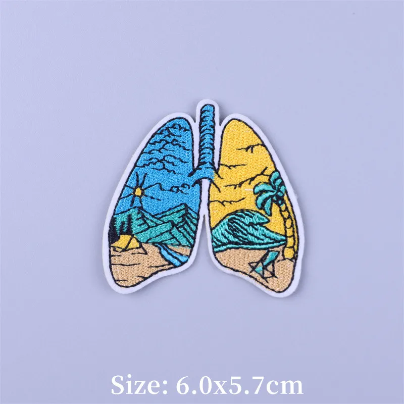 Parches termoadhesivos bordados para explorar al montañismo, aventura al aire libre, paisaje natural termoadhesivo, termofusible para planchar en tela - imagen 5