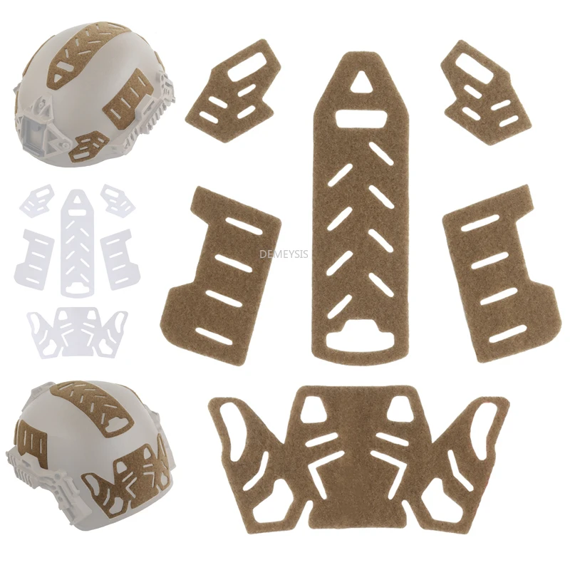 Cascos del equipo Wendy, parches adhesivos mágicos, cierre de gancho y bucle, accesorios adhesivos para casco, pegatinas tácticas para casco Wendy