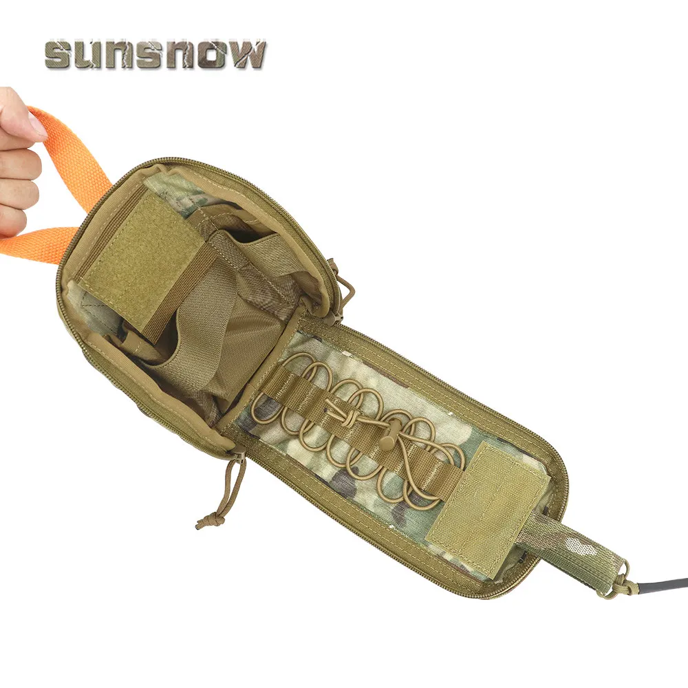 SSO Bolsa médica táctica MOLLE – Kit trauma para equipo militar - imagen 2