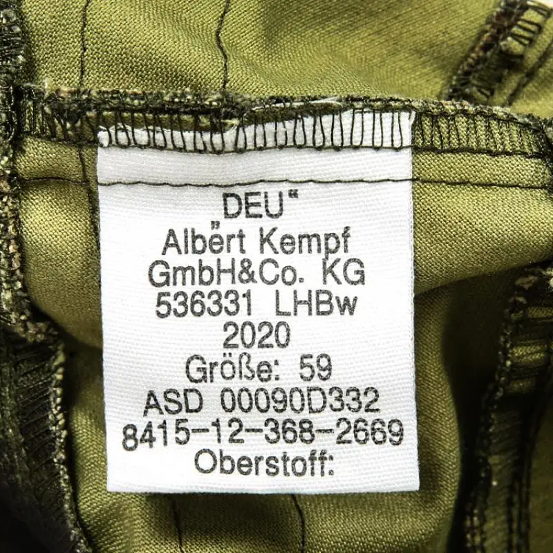 Versión militar alemana selva pública manchado camuflaje Flecktarn sombrero con NSN sombrero de pescador al aire libre sombreado para el sol sombrero de borde redondo - imagen 5