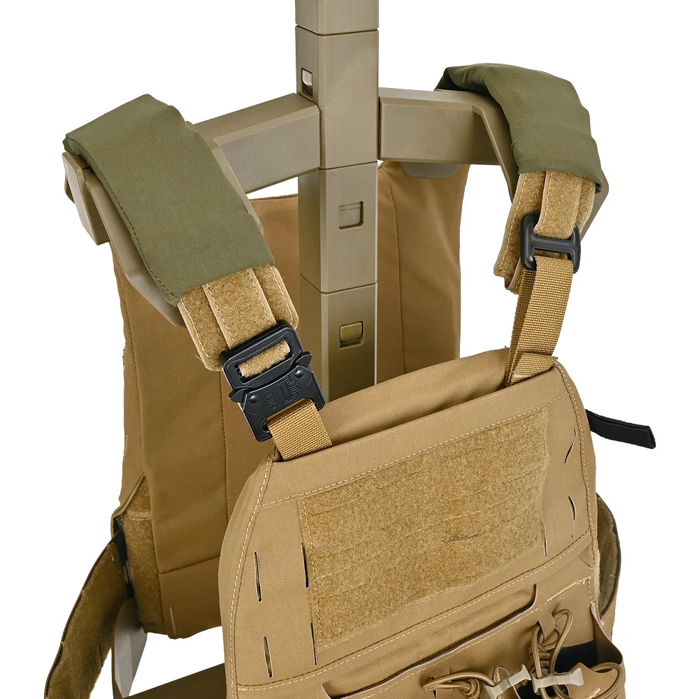 Par de calcetines acolchados tácticos estilo Ferro, almohadillas de hombro de sección gruesa para chaleco de caza, portador de placa, mochila de nailon - imagen 2