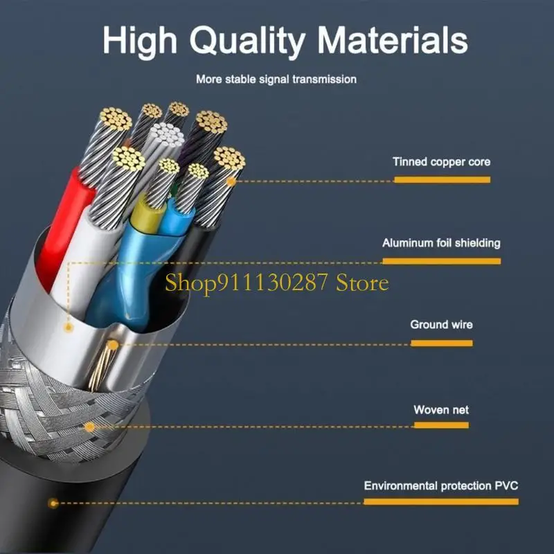 J1HC 5/10m USB Línea cable extensión activa hombre a mujer con impulso señal - imagen 3