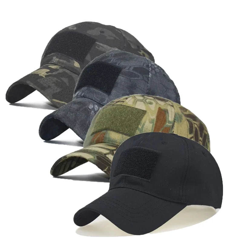 Gorra de béisbol Kryptek negra ajustable, gorra táctica, sombrero Multicam de verano, camuflaje, Airsoft, caza, Camping, senderismo, gorras de pesca - imagen 3