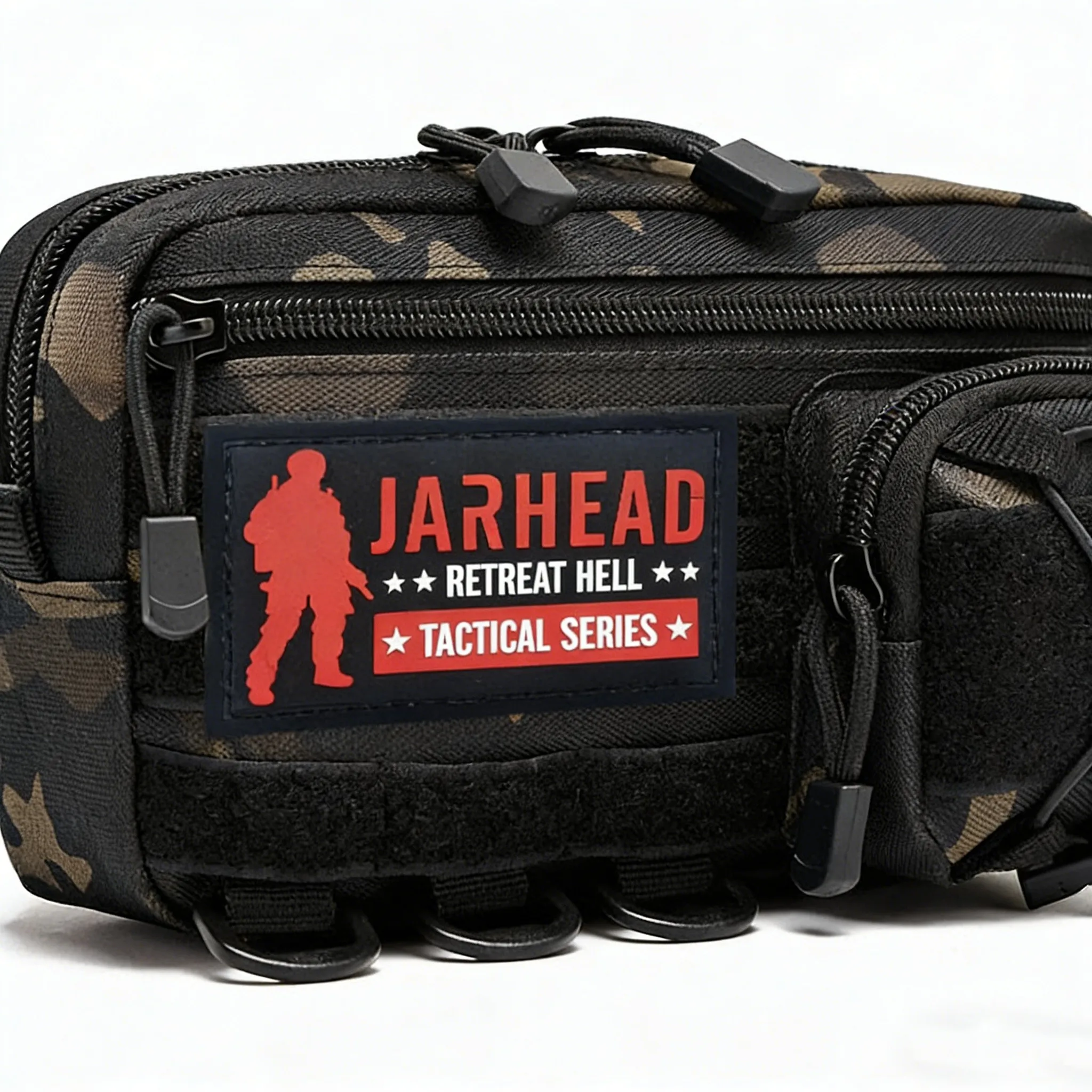 Bolsa Modular Horizontal para Almacenamiento de Utilidades al Aire Libre, Chaleco Táctico, Mochila, Bolsa de Accesorios Molle, Bolsa de Caza y Camping 1000D - imagen 2