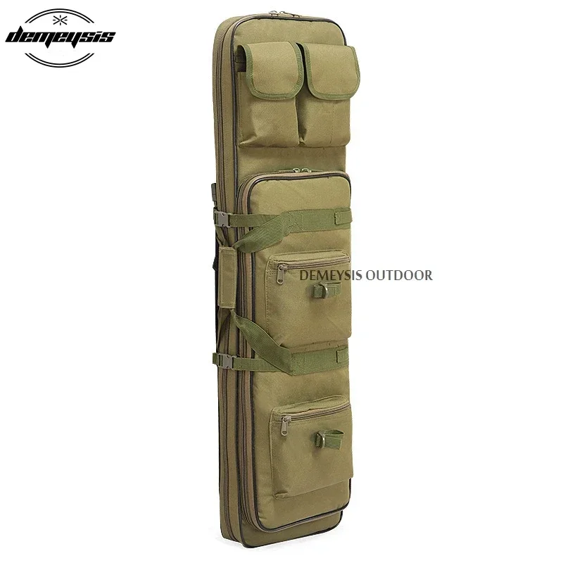 81 94 114 CM bolsa para pistola de caza al aire libre mochila táctica escopeta Rifle bolsa de transporte cuadrada funda protectora para pistola mochila - imagen 3