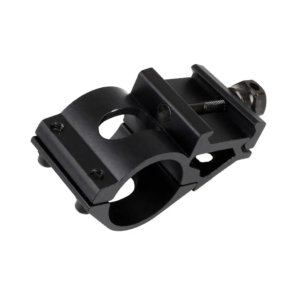 Riel Picatinny de 20mm, montaje lateral compensado, linterna para pistola, soporte para accesorios tácticos de caza - imagen 4