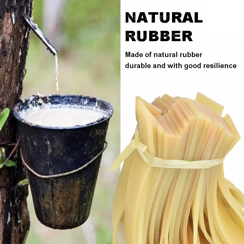 Correa de goma para tirachinas, accesorio grueso de alta precisión, de látex, para caza, 2/4/6 piezas, 2,0mm - imagen 2