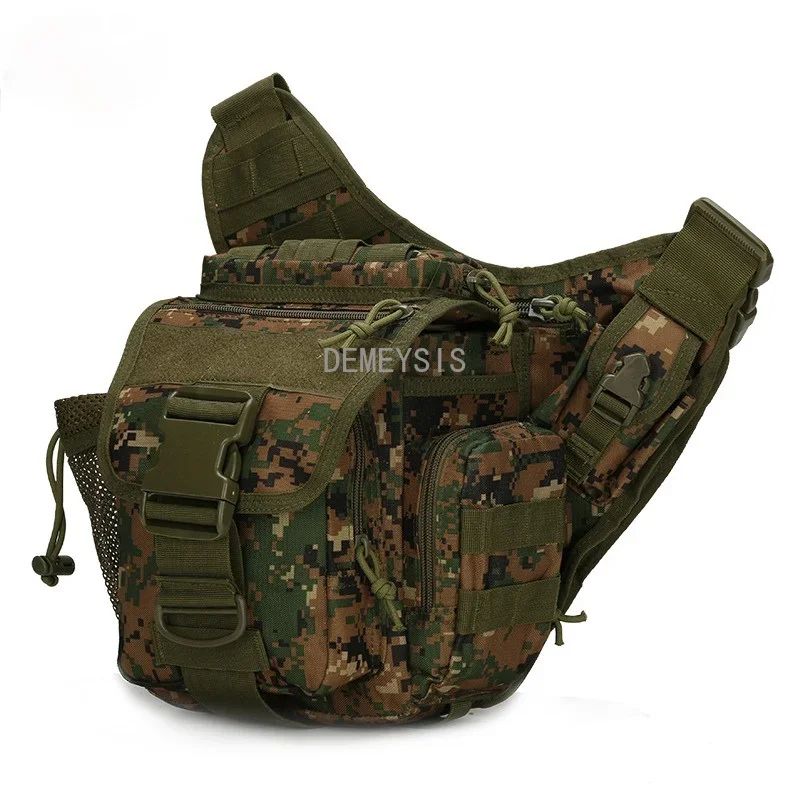 Bolso táctico Molle para hombre, bandolera deportiva para senderismo al aire libre, viaje, escalada - imagen 3