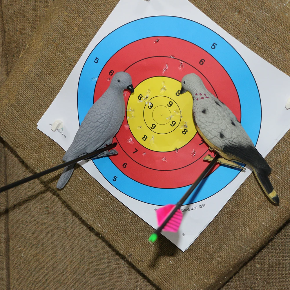 1 Juego de objetivo de tiro con arco, cebo para palomas 3D, Material de espuma EVA para entrenamiento de tiro con arco y práctica de deportes al aire libre - imagen 3