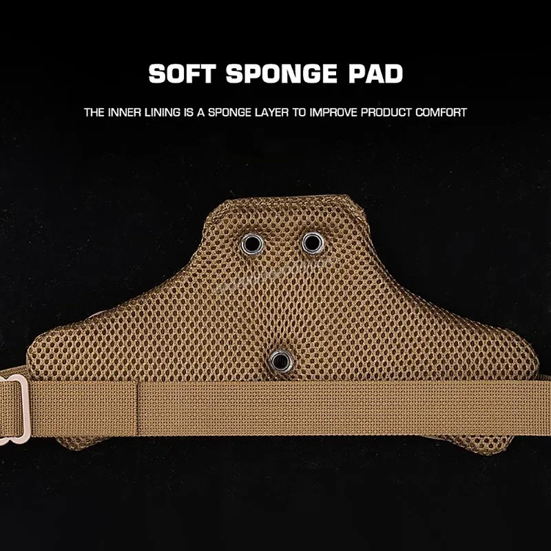 Correa táctica para pierna de arco, accesorio de montaje RTI DUTY para funda para muslo, colgador de pierna, caza Molle, funda para patada lateral de 3 agujeros - imagen 3