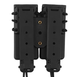 Portacargador MOLLE doble elástico - Cinturón táctico Airsoft