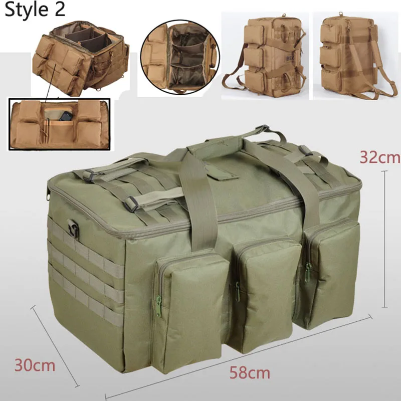 Mochila táctica 65L militar senderismo outdoor - imagen 2