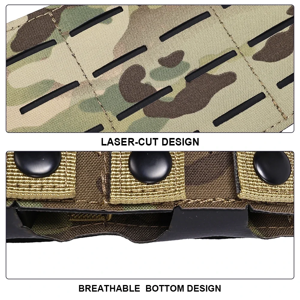 SINAIRSOFT-bolsa táctica LSR de corte láser para Rifle M4, Triple bolsa elástica para revistas, para caza, Airsoft AK, 7,62/5,56mm - imagen 3