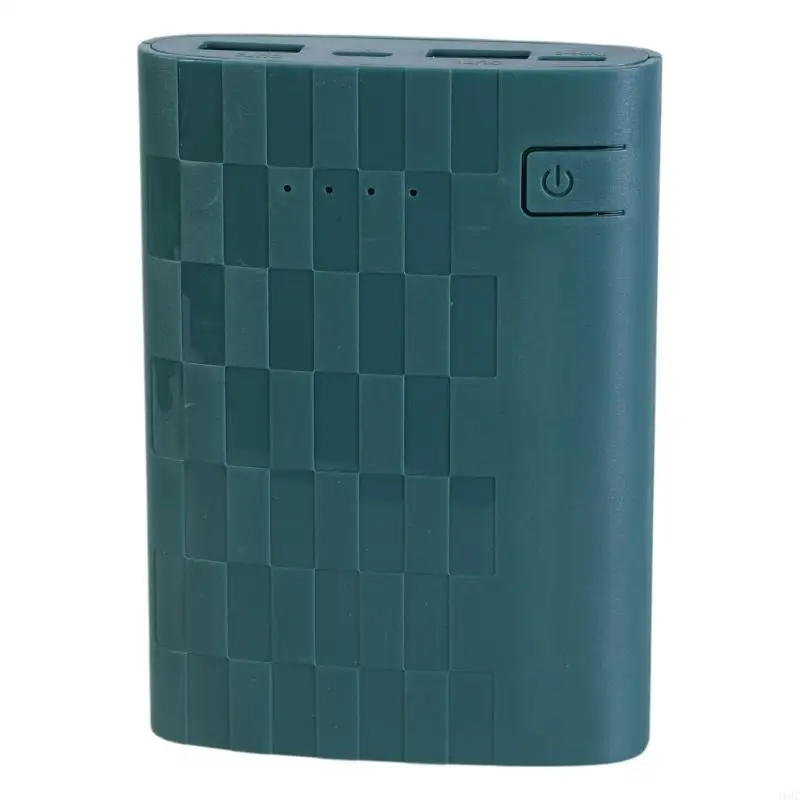 J1HC 3 Piezas 18650 Caja almacenamiento batería Tipo USB Banco energía carga rápida Case bricolaje3 - imagen 3