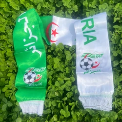 Bufanda fútbol Argelia satén impreso bandera deportiva argelina