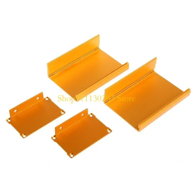 Caja electrónica proyecto aluminio J1HC para caja con brida para PCB 4.33x1.8 - imagen 2