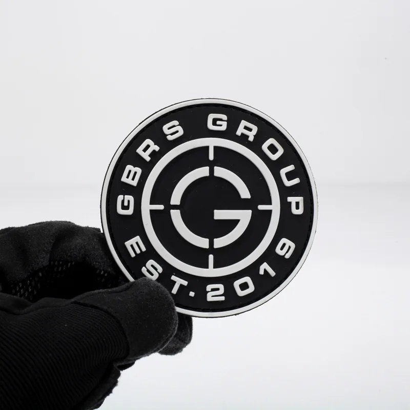 Chaleco táctico Gbrs de 5CM, etiqueta redonda pequeña, parche mágico de Pvc, brazalete, charreteras - imagen 3