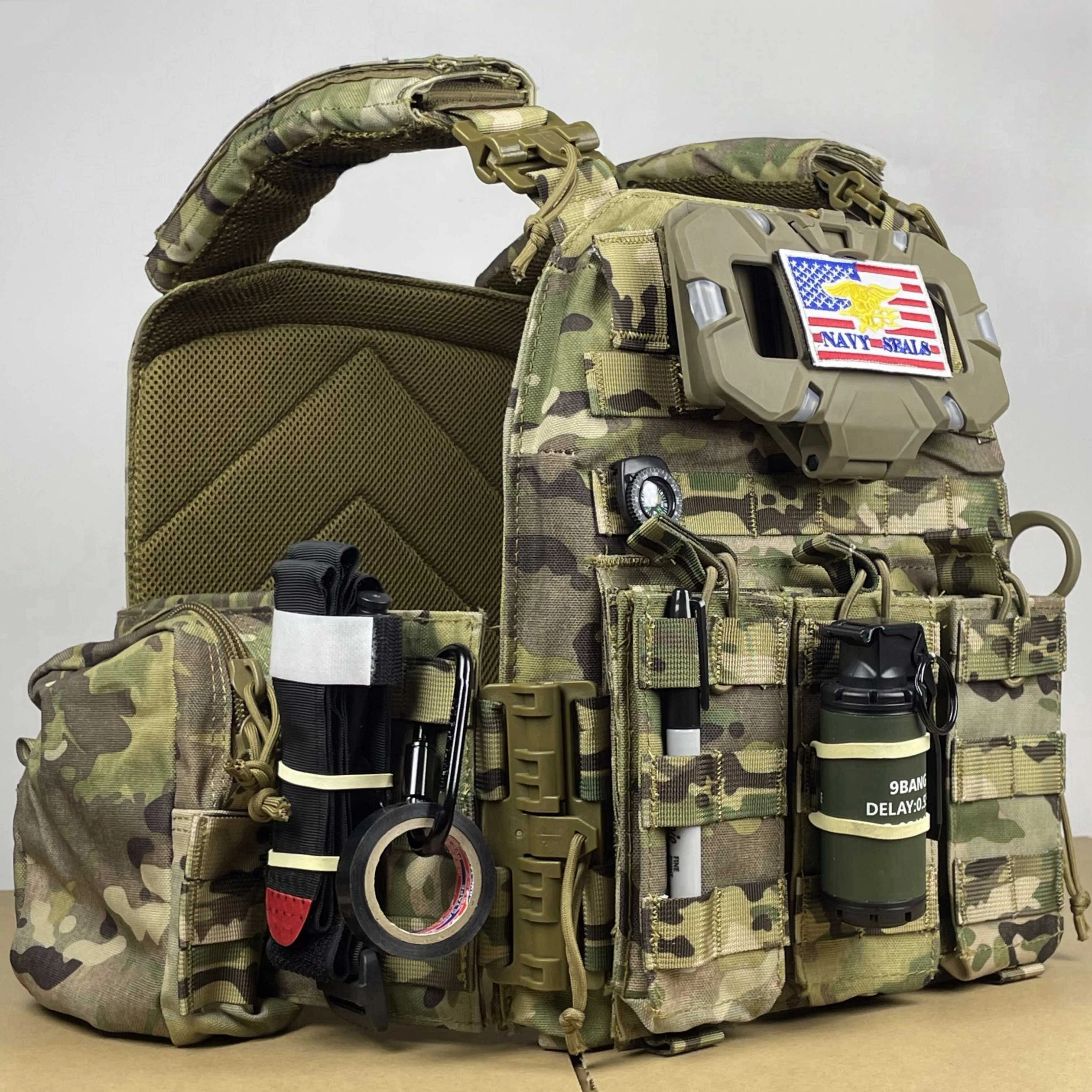 Táctico al aire libre todo conjunto de chaleco de caza de rotura rápida - imagen 5