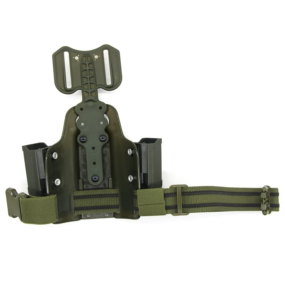 Plataforma táctica de caída de pierna Universal GL17 19 Beretta M9 Colt 1911 P226 accesorios de caza funda para pistola universal todos - imagen 5