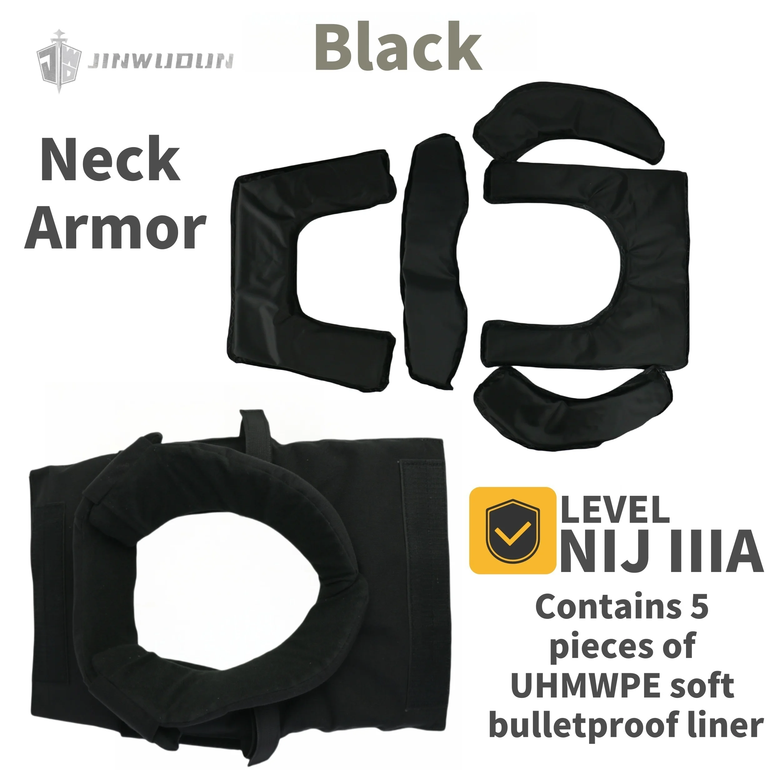 Protección de cuello y hombros del kit táctico