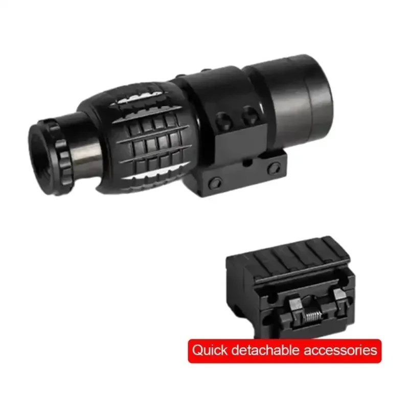 Modelo de juguete para niños, accesorios de espejo de piña cruzada de plástico, decoración de descanso de puntos verdes, modelo de riel guía Universal de 20MM