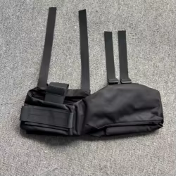 Protector de cuello táctico ajustable con liberación rápida