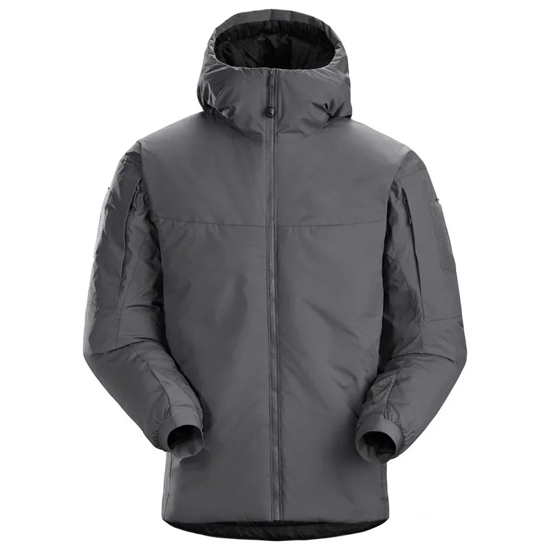 Chaqueta de algodón para exteriores, chaquetas tácticas gruesas y cálidas con capucha para invierno, ropa de abrigo para montañismo y senderismo, cortavientos - imagen 2
